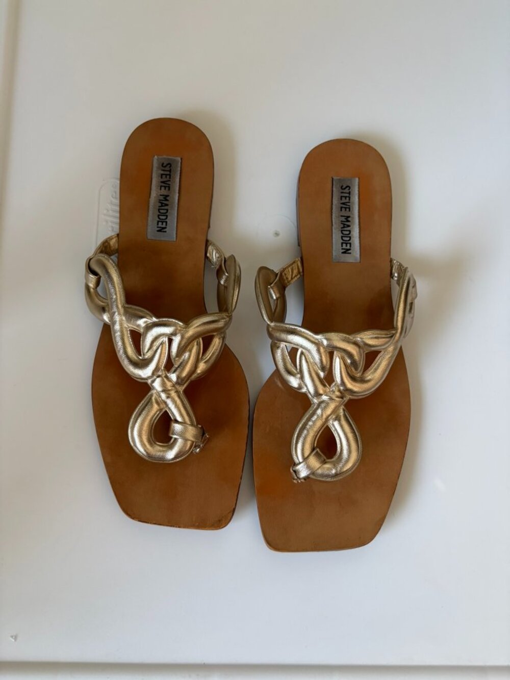 Steve Madden Terri Gold Sandals